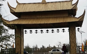 曲靖農(nóng)家樂(lè)竹門(mén)建造