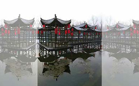 農(nóng)家樂(lè)水上竹船